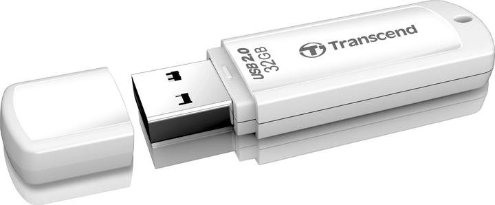 Produktbild Transcend 32GB USB2.0 Pen Drive Classic White (32 GB, USB-A)