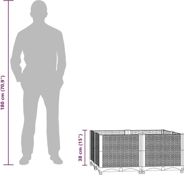 Produktbild vidaXL Hochbeet