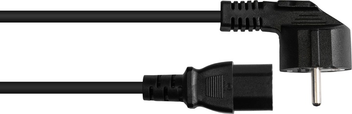 Actual product image Good Connections P0150-S050 Power cable black 5 m Mains plug type E+F C15 coupler (5 m)