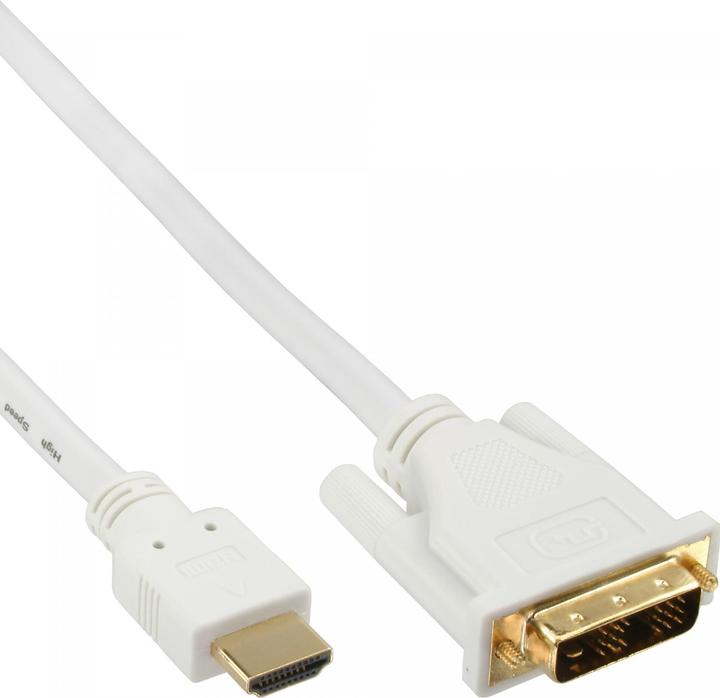 Produktbild InLine HDMI (Typ A) — DVI (3 m, DVI, HDMI)