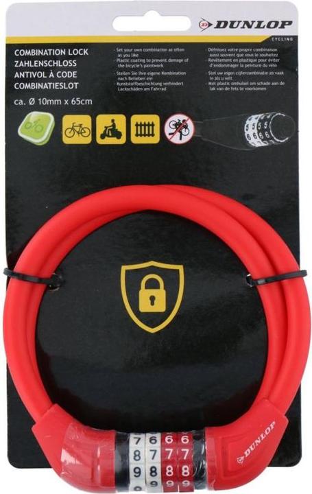 Produktbild Dunlop Combination lock 4as (65 cm)
