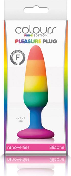 Produktbild NS Novelties Pleasure Plug Rainbow Small