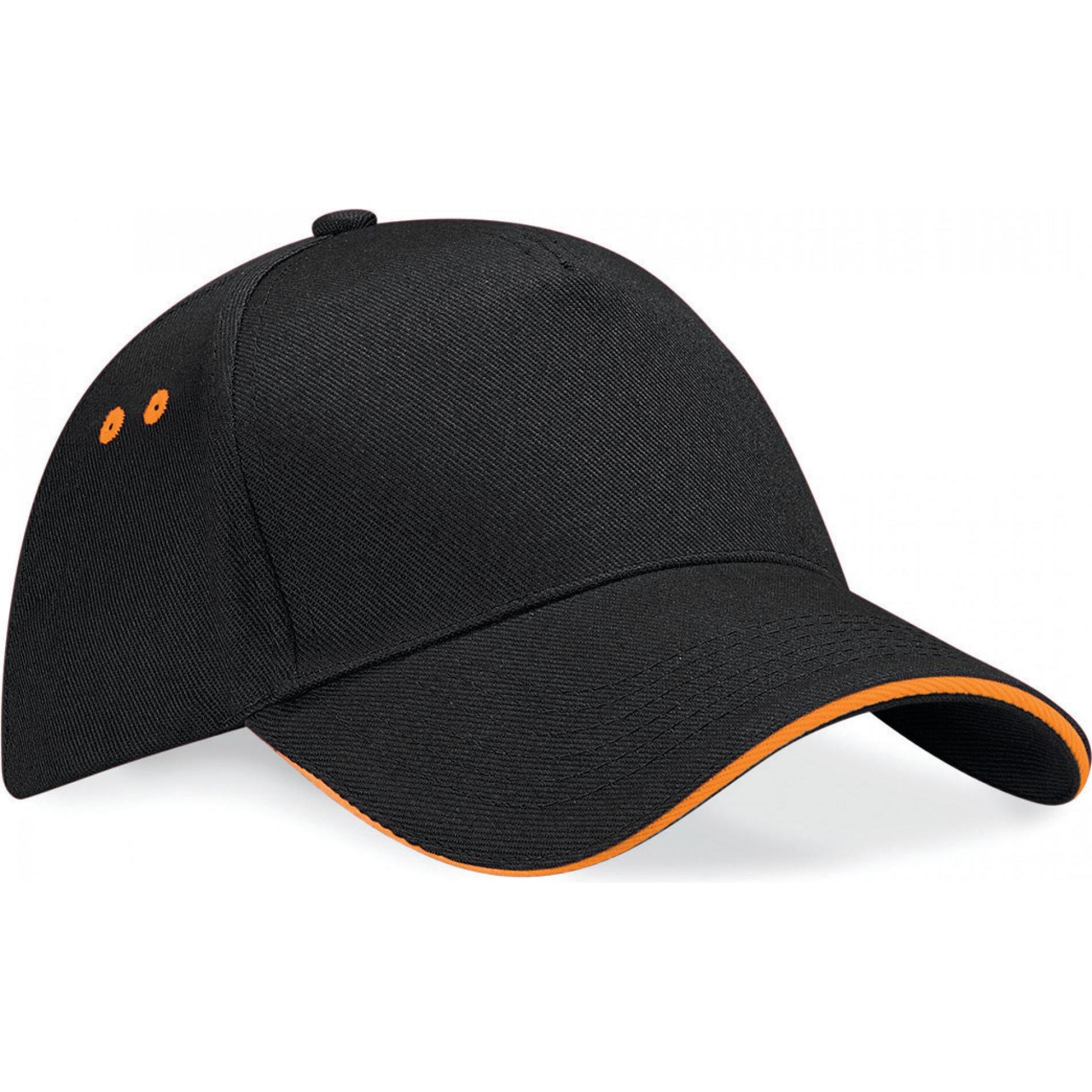 Beechfield, Mütze, Ultimate, Orange, Schwarz