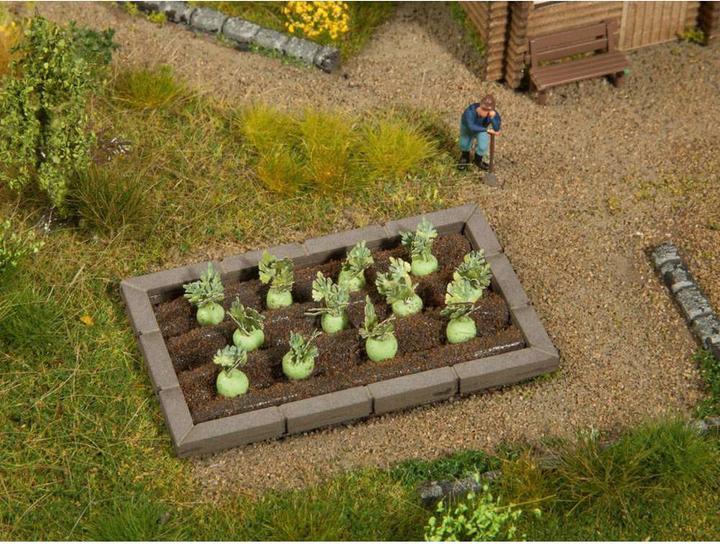 Actual product image Noch H0 set bed borders