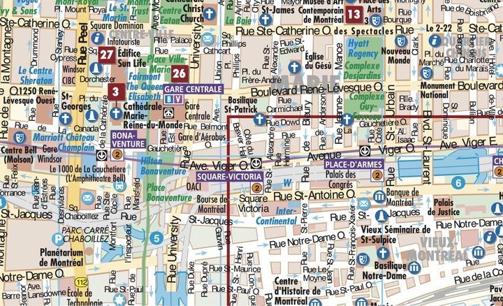 Immagine prodotto Mappa Montreal