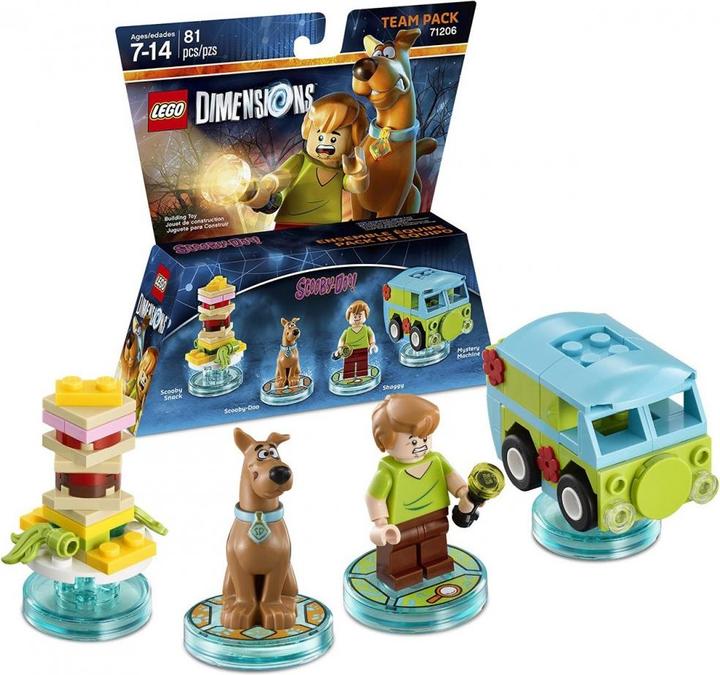 Actual product image LEGO Dimensions Scooby-Doo! Team Pack