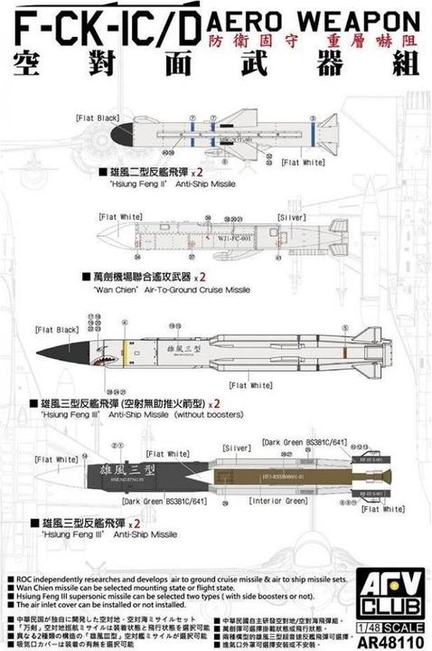 Actual product image AFV Club F-CK-IC/D AERO WEAPON