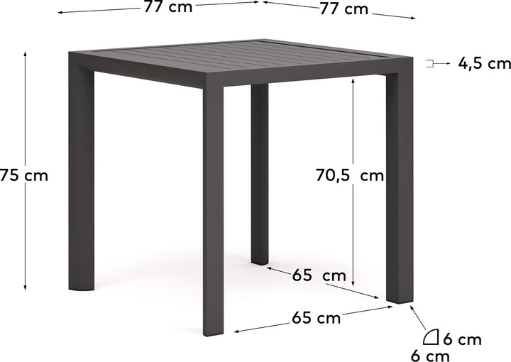 Actual product image Kave Home Culip (77 cm)