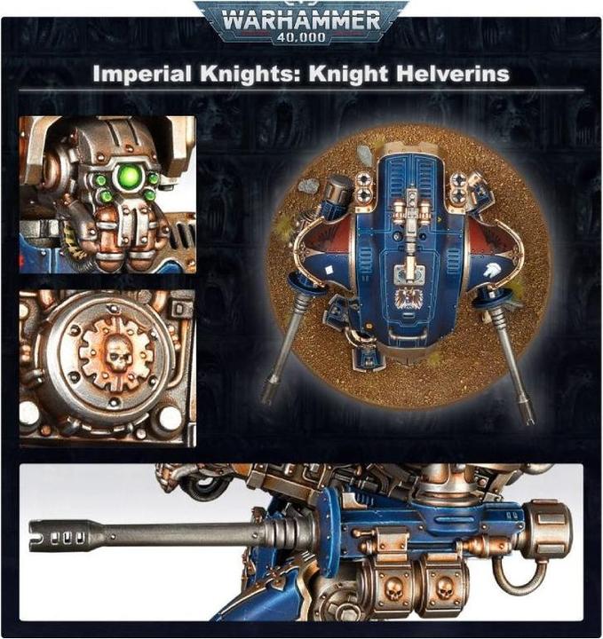 Produktbild Games Workshop Warhammer 40.000 - Imperial Knights Knight Armigers (Kunststoff)