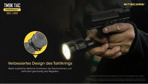Image du produit Nitecore TM9K TAC - 9800 lumens (12.50 cm, 9800 lm)
