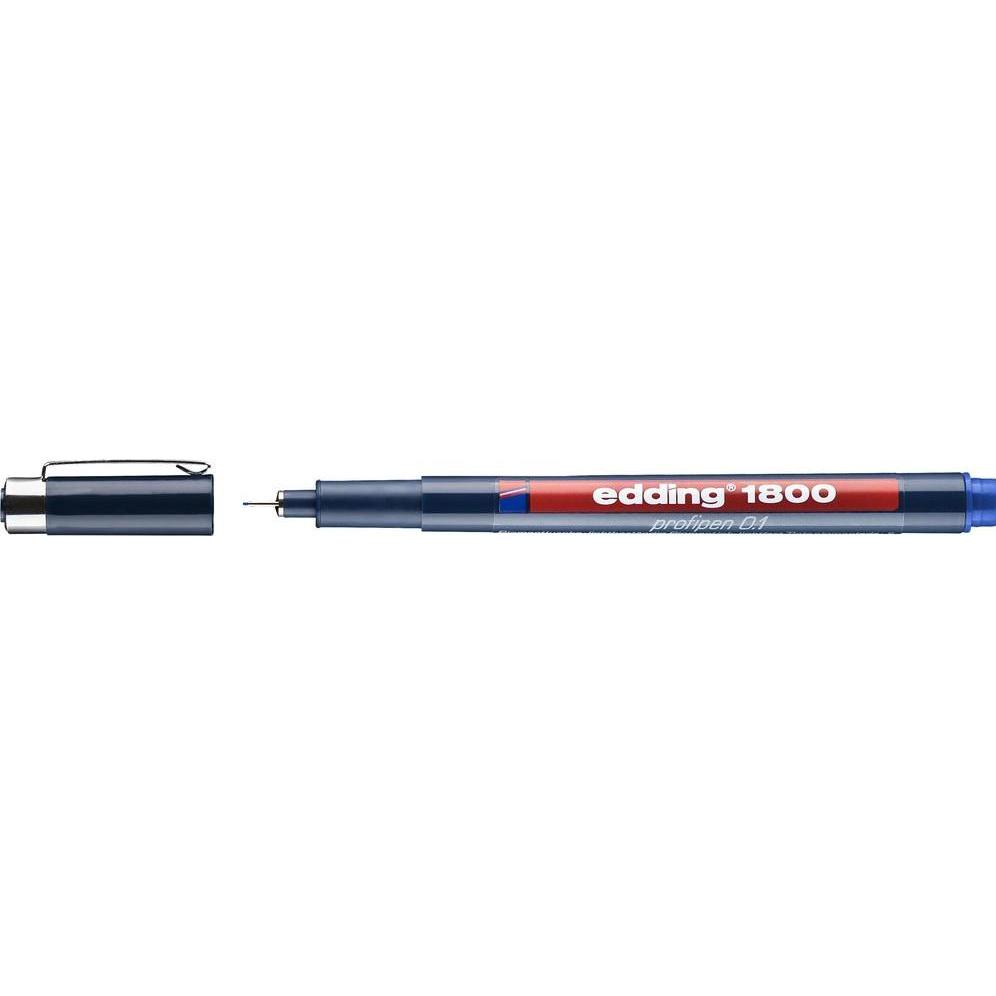 Edding, Schreibstifte, Faserzeichner Profipen 1800 (Blau, 1 x)
