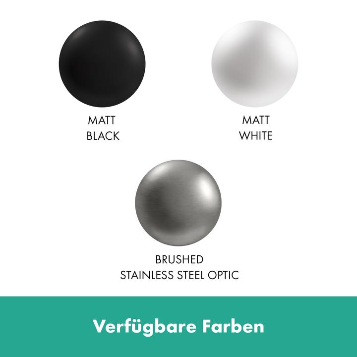 Image du produit hansgrohe XtraStoris Rock Porte-brosse WC, avec tablette, porte carrelable, sans cadre, 145x140x595m