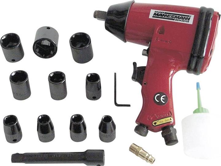 Actual product image Mannesmann Pneumatic impact screwdriver set (Electrical connection)