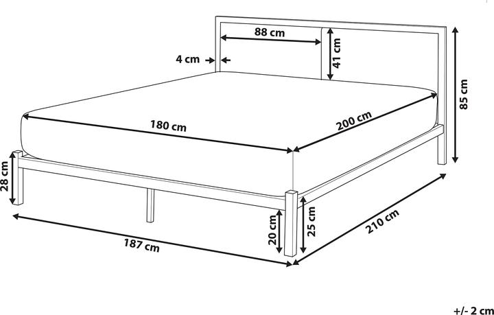 Actual product image Beliani Clamart (180 x 200 cm)