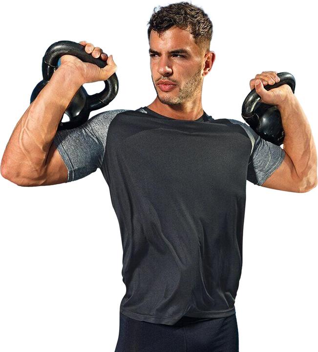 Actual product image Tri Dri Contrast Sleeve Performance Tshirt (S)