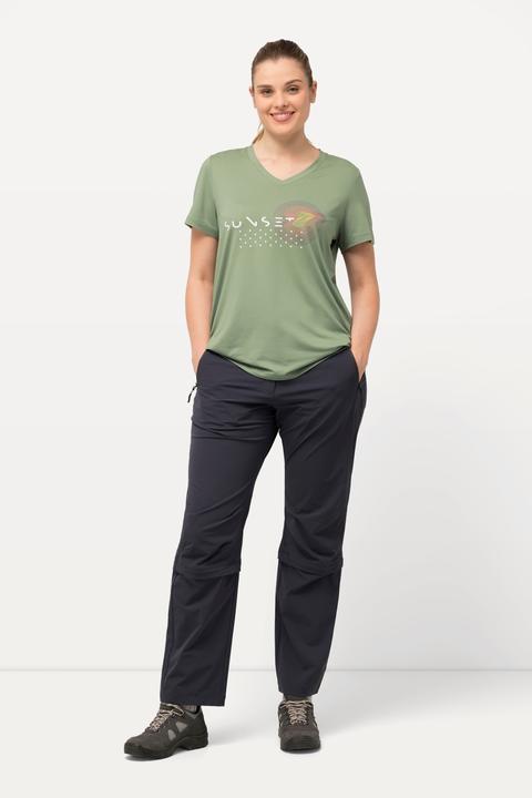 Immagine prodotto Ulla Popken Pantaloni zip-off regolabili in lunghezza in materiale ad asciugatura rapida (64)