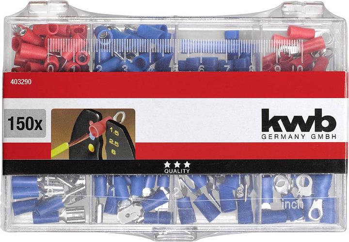 Actual product image kwb 403290 Connector set 150 pcs.