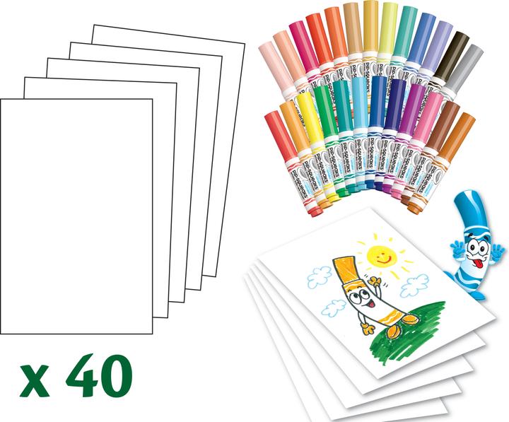 Produktbild Crayola Kleurkoffer Viltstiften
