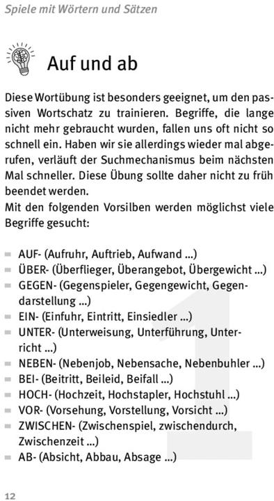 Image du produit Les 50 meilleurs jeux pour entraîner la mémoire des seniors (Allemand, Agnès Boos, 2020)