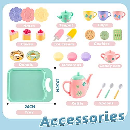 Immagine prodotto Activity Board Set da tè per bambini con accessori da cucina Giocattoli da tè per bambini Gioco di ruolo per