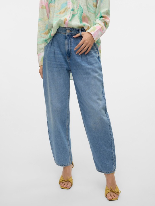 Produktbild Vero Moda VMETNA Hohe Taille Barrel Fit Jeans Straight-Fit (W26/L32)