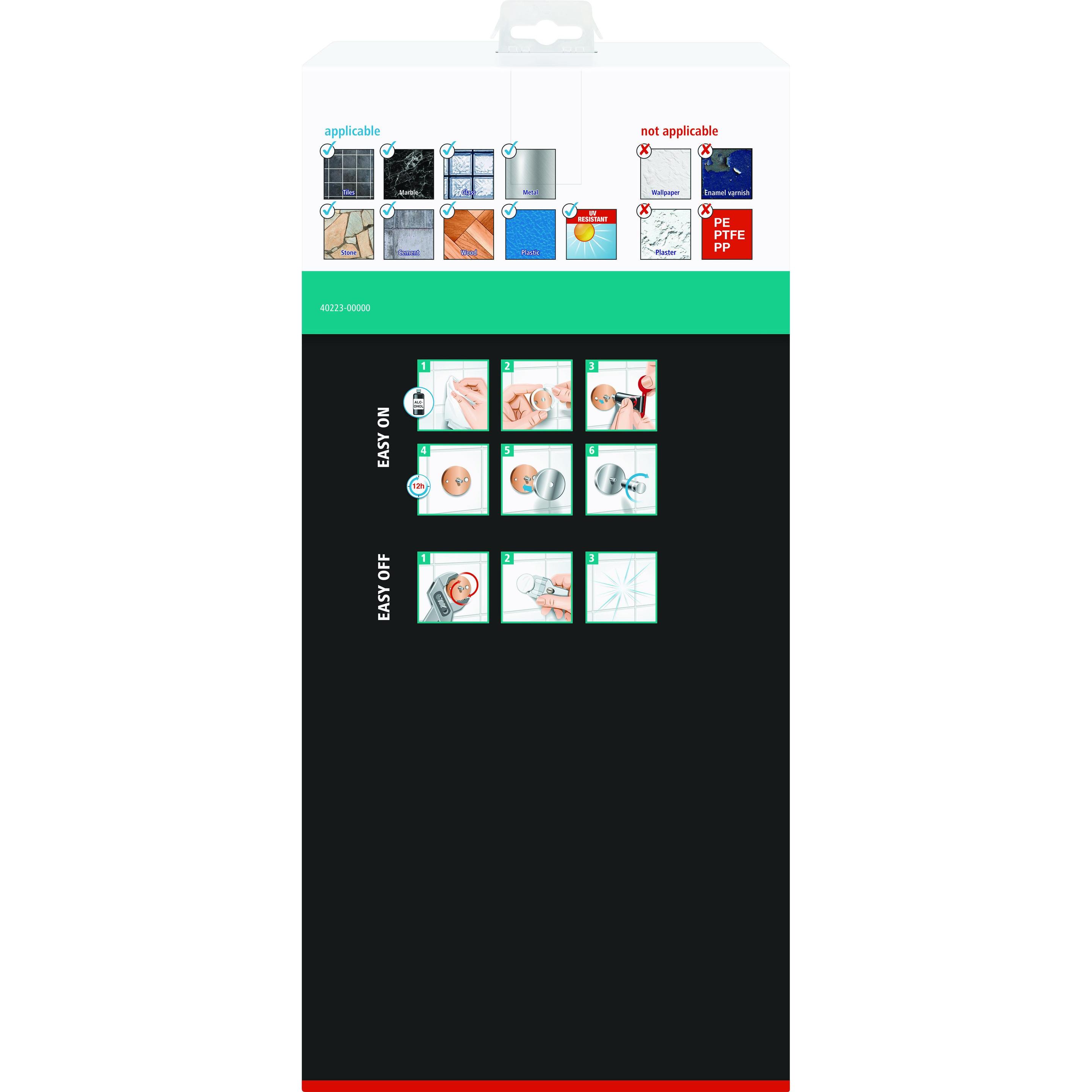 Thumbnail - tesa, Duschablage, DRAAD Duschkorb inkl. Klebelösung ohne Bohren