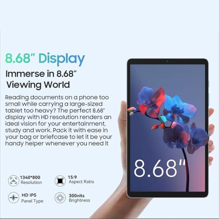 Immagine prodotto Blackview TABLET TAB60 8" /LTE TAB60 GRIGIO (8.68", 128 GB, Iron Grey)