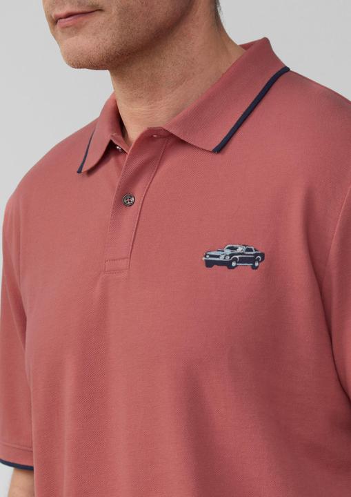 Produktbild S.Oliver Polo-Shirt Poloshirt aus Piqué mit Stickerei und Ford®-Artwork (XXL)