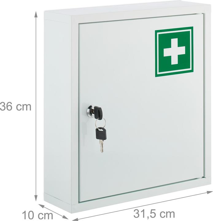 Image du produit Relaxdays Armoire à pharmacie (31.5 x 10 x 36 cm)