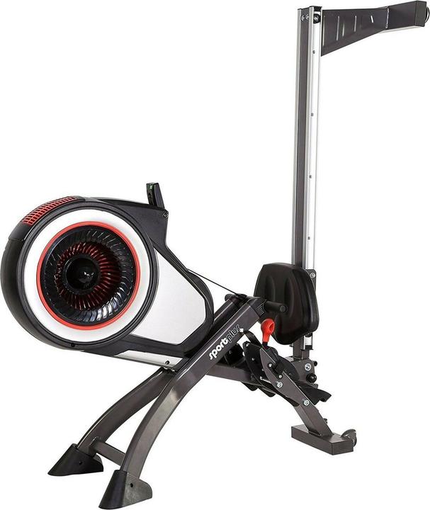 Produktbild Sportplus Rudergerät mit Luftwiderstand | klappbar | 8 Widerstandsstufen | schwarz/rot