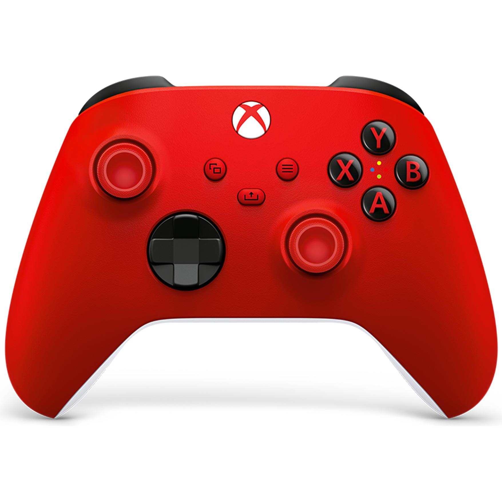 Microsoft Xbox Wireless Controller Pulse Red (Xbox Serie S, Android, iOS, Xbox One S, PC, Xbox One X, Xbox Series X), Controller gaming, Rosso