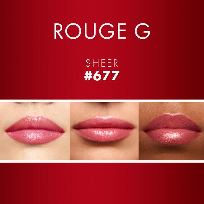 Image du produit Guerlain Rouge G Sheer Shine Lips No 677 (677)