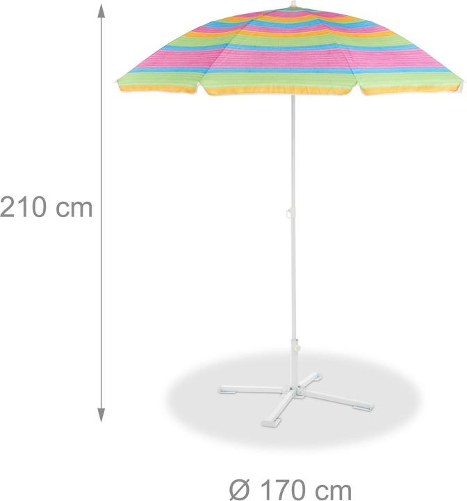 Image du produit Relaxdays Parapluie de plage (1.70 m)