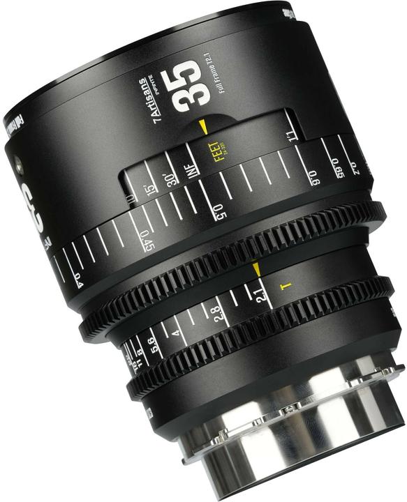 Actual product image 7artisans 35T21B-PL INF 35mm T2.1 INFINTE PL Mount (Black) (Arri PL, full size)