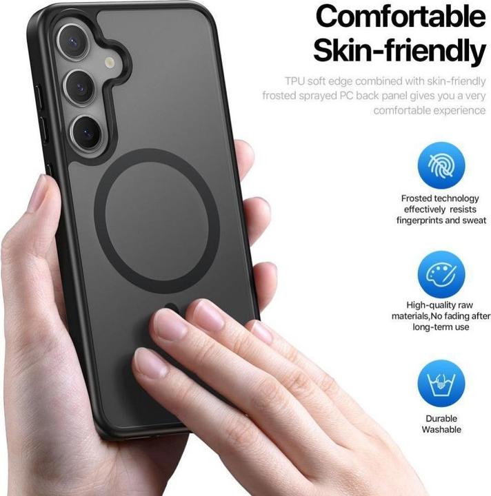 Actual product image Samsung Galaxy S25 Plus - Ducis Yind Series mit Magsafe in schwarz (Samsung Galaxy S25+)