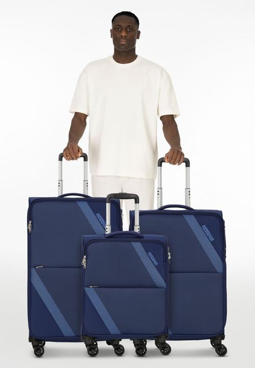 Actual product image American Tourister Star Max 4 Rollen Kofferset 3-teilig mit Dehnfalte (211 l, XL (from 140l))