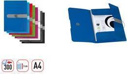 Actual product image Herlitz Folder easy orga to go, A4, PP film, berry opaque, 3 flaps, with closure button and G (A4, 1 x)