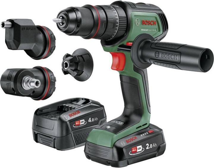 Produktbild Bosch Home & Garden Akku-Schlagbohrmaschine AdvancedImpact 18V-80 QuickSnap, 2 x Akku PBA 18V (Batteriebetrieb)