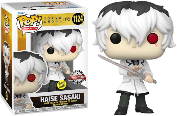 Image du produit Funko Pop! TokyoGhoul:Re Haise Sasaki (1124) GITD EXM