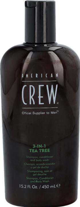 Image du produit American Crew Crew Classic 3In1 Arbre à thé (450 ml, Shampoing liquide)