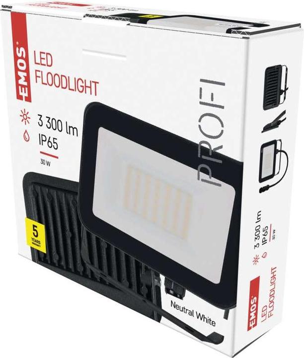 Produktbild Emos LED Flutlicht PROFI, 30W neutralweiss (3300 lm, IP65)