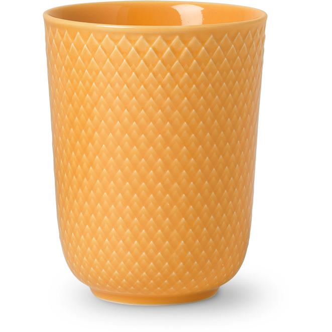 Lyngby Porcellana 201965 Tazza Giallo Universale 1 pezzo(i), Tazza, Giallo