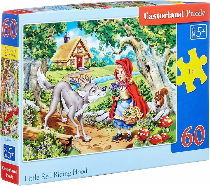 Actual product image Castorland Little Red Riding Hood,Puzzle 60 pieces (60 pieces)