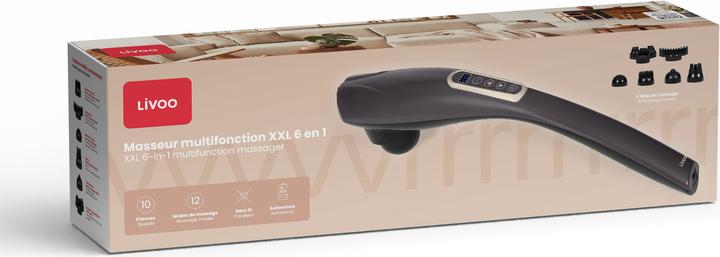 Actual product image Livoo XXL 6-in-1 multifunction massager