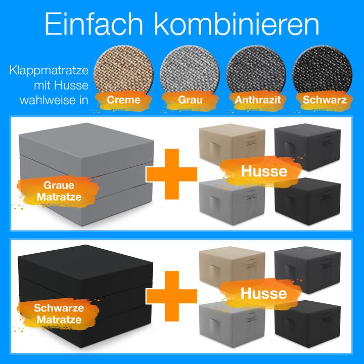 Actual product image Bestschlaf Folding mattress (75 x 195 cm, Foam core)