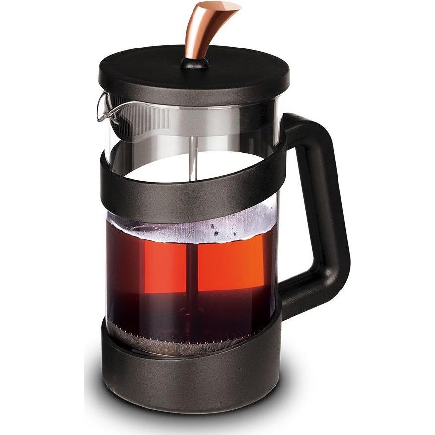 BerlingerHaus, Teekanne, Tee- und Kaffeekanne 600ml Black Rose Collection (0.60 l)