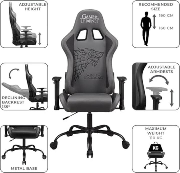 Image du produit Subsonic Pro Gaming Seat Game Of Thrones