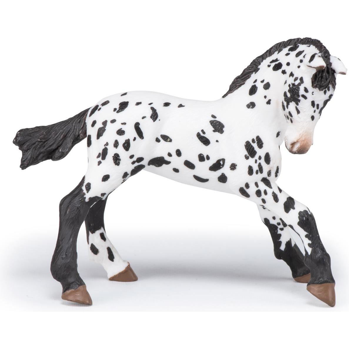 Thumbnail - Papo Appaloosa Fohlen schwarz