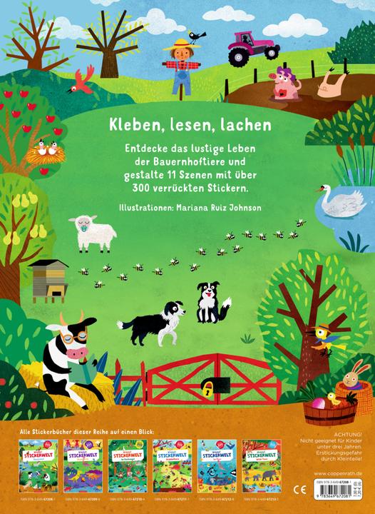 Produktbild Wimmel-Stickerwelt – Bauernhof (300 Sticker)