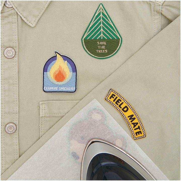 Produktbild Rico Design Patches Kids Kingdom "Pfadfinder Bär", 6er Set (6 x)